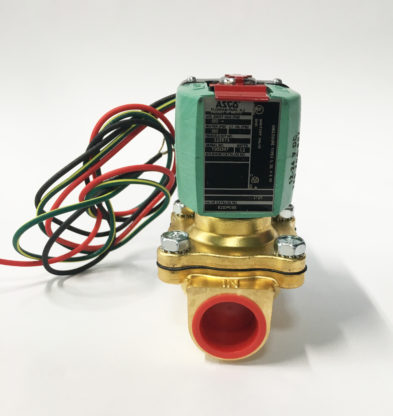 2-Way Brass 3/4" Solenoid Valve, Normally Closed, 100-240 AC/DC