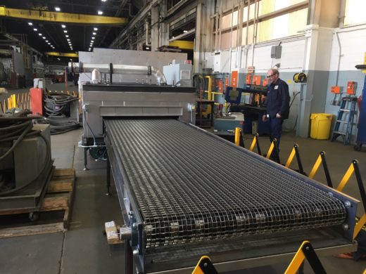 Industrial Conveyor Parts Washer