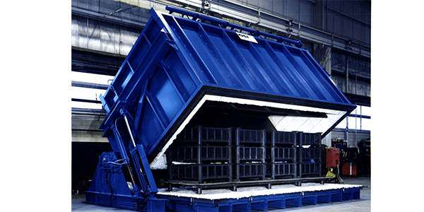 clam shell furnace