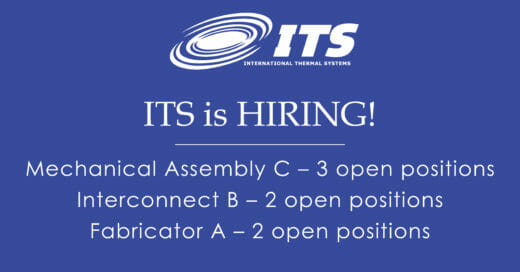 ITS is hiring