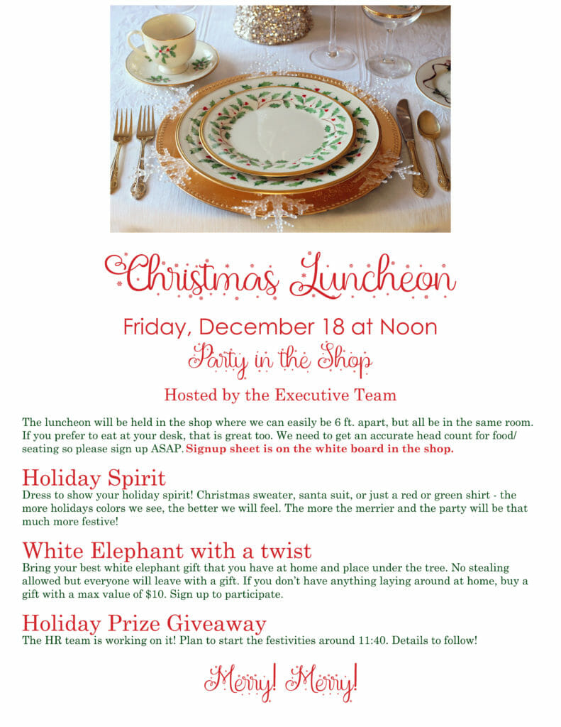 ITS Christmas Lunch