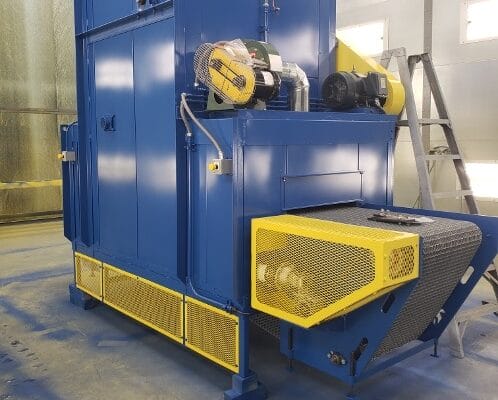 ITS Custom Oven for Aerospace Sector In Paint Booth Before Shipping To Customer