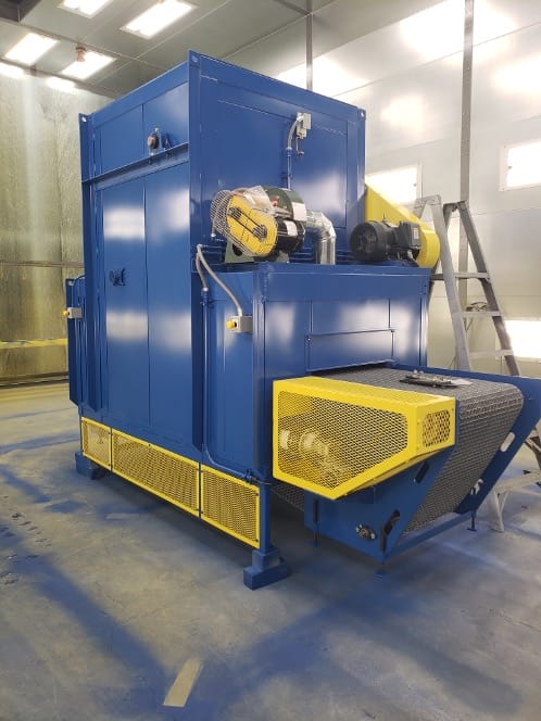 ITS Custom Oven for Aerospace Sector In Paint Booth Before Shipping To Customer