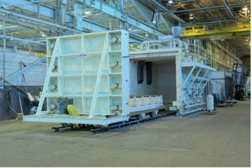 ITS car bottom furnace